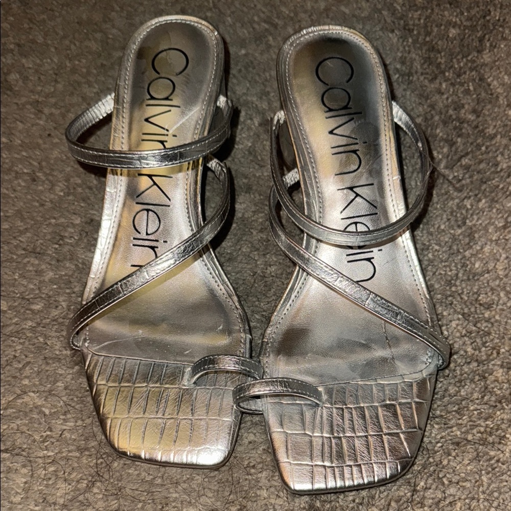 Calvin Klein block heel sandals